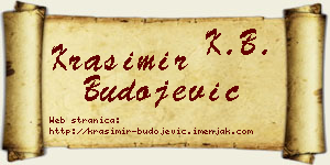 Krasimir Budojević vizit kartica